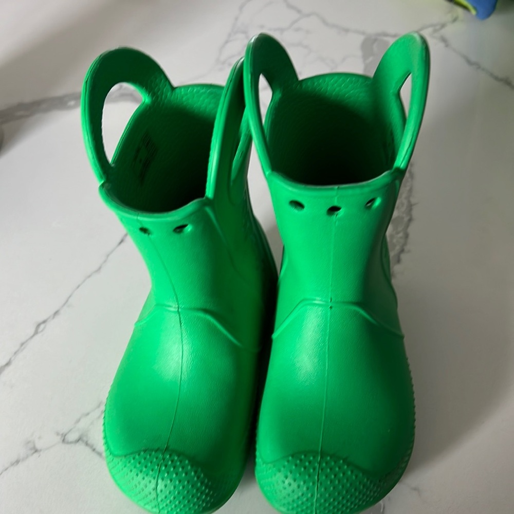 Croc rain boots